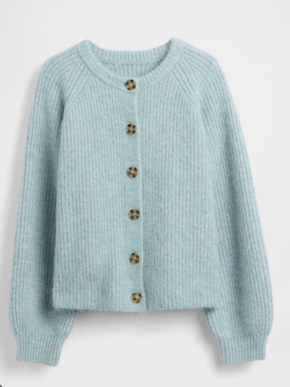 Gap MP Shaker-Stitch Cardigan in Light Autumn Blue
